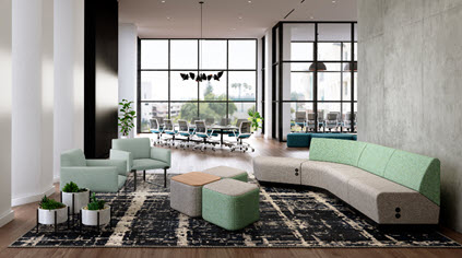 Modular Lobby and Open Office Seating